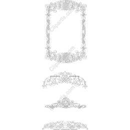 Elegant Decorative Frame Set
