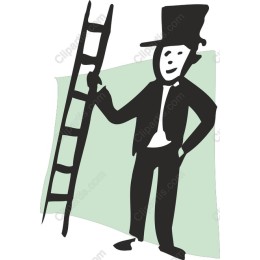 Gentleman with Ladder