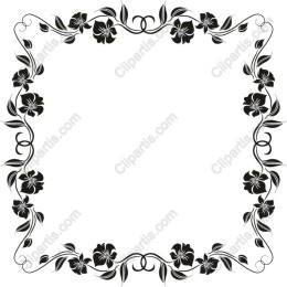 Elegant Floral Frame