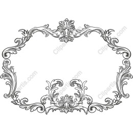 Elegant Vintage Ornate Frame