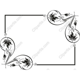 Elegant Floral Frame