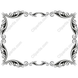 Elegant Ornate Floral Border