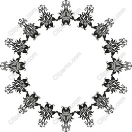 Elegant Ornamental Circle