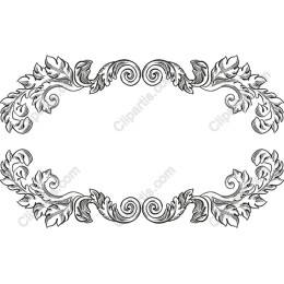 Elegant Floral Decorative Frame
