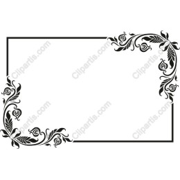 Elegant Ornate Floral Frame