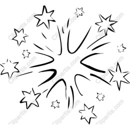 Starburst Explosion with Stars
