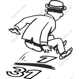 Playful Jumping Character