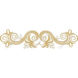Elegant Floral Swirl Decorative