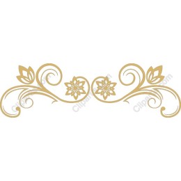 Floral Swirl Divider