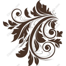 Elegant Floral Swirl