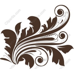 Elegant Floral Swirl