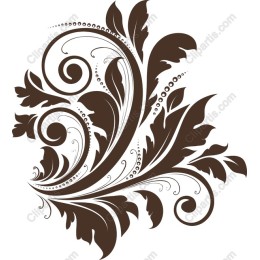 Elegant Floral Swirl