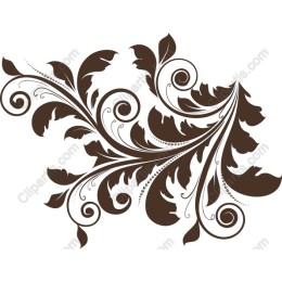 Elegant Floral Swirl