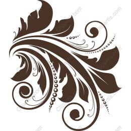 Ornate Leaf Swirl