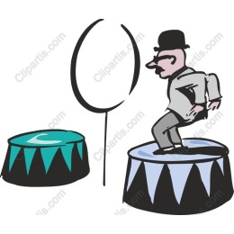 Whimsical Circus Performer