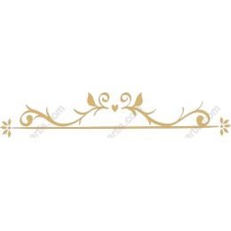 Elegant Floral Decorative Divider