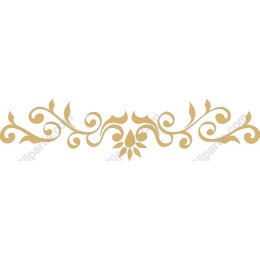 Elegant Gold Decorative Flourish