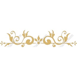Gold Floral Decorative
