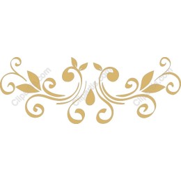Golden Ornamental Flourish