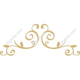 Golden Flourish Decorative
