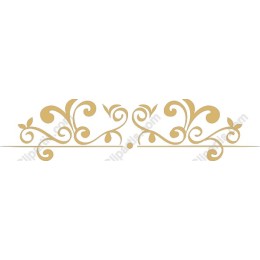 Elegant Gold Ornamental Border