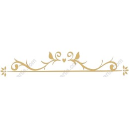 Elegant Golden Vintage Decorative Border