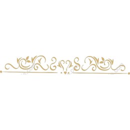 Elegant Decorative Floral Divider