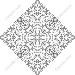 Elegant Floral Swirl