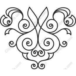 Elegant Swirling Heart