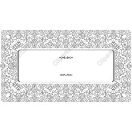 Elegant Floral Frame