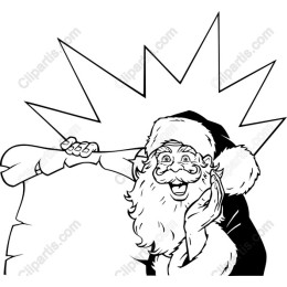 Cheerful Santa Claus