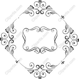 Elegant Ornate Floral Frame