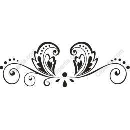 Elegant Floral Swirl