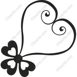 Heart-Shaped Butterfly