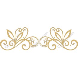 Elegant Vintage Floral Border