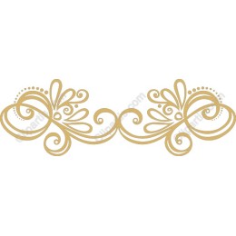 Elegant Gold Floral Flourish