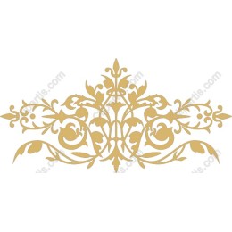 Golden Floral Decorative
