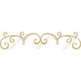 Elegant Golden Decorative Border