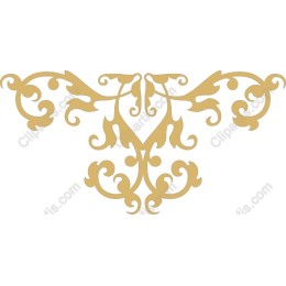 Gold Ornate Flourish