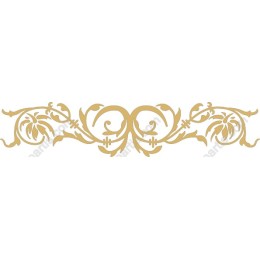 Elegant Gold Ornate Floral