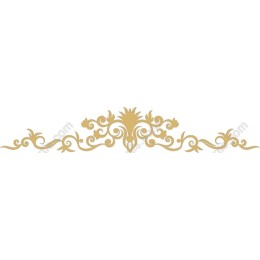 Elegant Gold Decorative Border