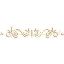 Elegant Golden Ornamental