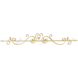 Elegant Decorative Floral Divider