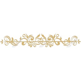 Ornate Vintage Floral Divider