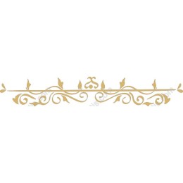 Elegant Ornamental Floral Border