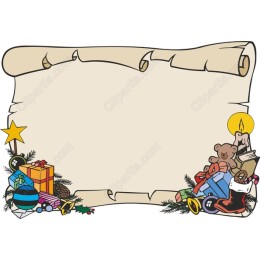 Festive Holiday Scroll