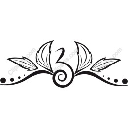 Elegant Swan with Leaf