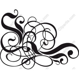 Elegant Swirling Flourish