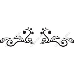 Elegant Floral Ornament