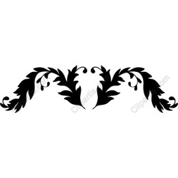 Elegant Floral Vintage Decorative Border
